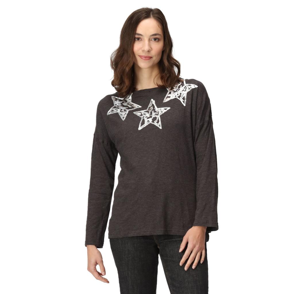 Regatta Womens/Ladies Carlene Stars Long-Sleeved T-Shirt