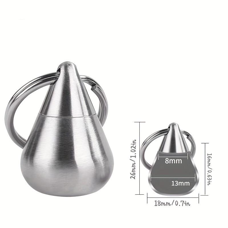 Компактная портативная бутылка для лекарств из нержавеющей стали и титана