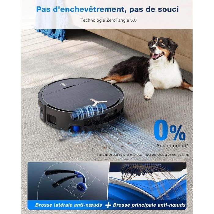 ECOVACS DEEBOT X9 PRO OMNI Robot Aspirateur Laveur - 16600Pa - Ultra-fin - Technologie BLAST - Auto-nettoyage instantané