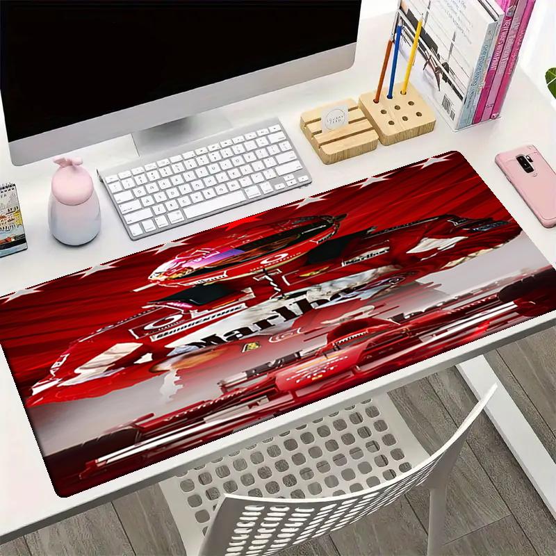 Michael Schumacher Theme Mouse Pad, Non Slip Rubber Base, Multifunctional Office & Home Decor, Perfect for Workspace Personalization.