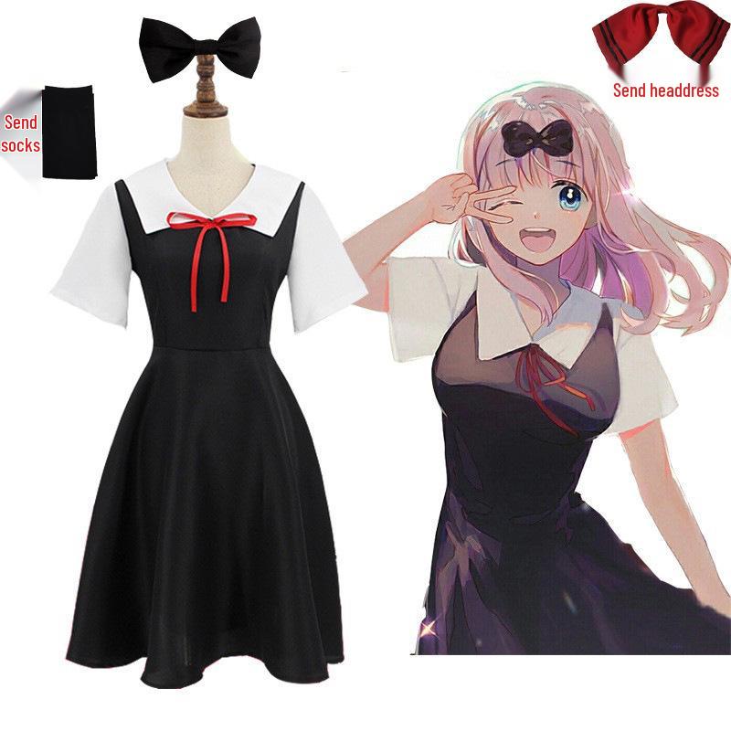 Кагуя-сама: Kaguya-sama: Love Is War - Костюм для косплея Кагуи Синомии и Чики Фудзивары для женщин