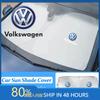 Для VOLKSWAGEN VW Автомобильный солнцезащитный козырек на лобовое стекло Блокирует лучи Защита Салон автомобиля Для Volkswagen VW RLine R GTI Golf Amarok