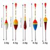 10PCS Oval-shaped Fishing Float Foam Fishing Slip Float Portable Fishing Bobber  Trout Fishing