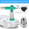 100ml Water Foam Pot with 1/4 Inch Quick Connector Soap Foam Spray Bottle Pressure Washer Gun for Cleaning Cars SUVs