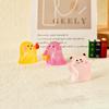 Mini Luminous Halloween Ghost Ornament Cartoon Doll Micro Landscape Dollhouse Model Car Interior Home Desktop Decoration