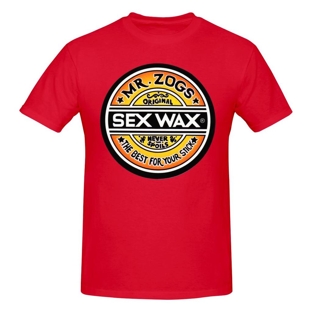 Sex Wax Sticker Orange Dropped Shoulder Tshirt Retro Trendy Brand Fine Workunisexship Tshirt