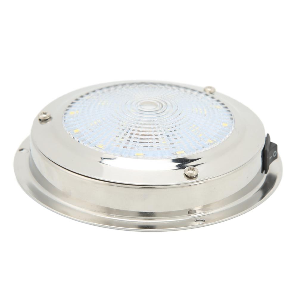 RV Ceiling Dome Light IP65 Waterproof 316 Stainless Steel Housing DC12?24V Marine Courtesy Lamp
