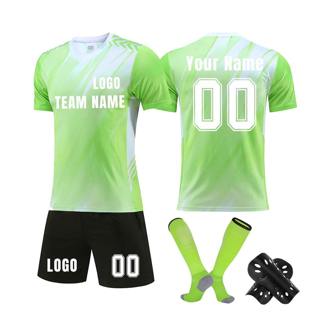 Комплект персонализированных рубашек для мужчин и девочек с именем и номером, футбольные майки на заказ для мальчиков, тренировочный костюм
