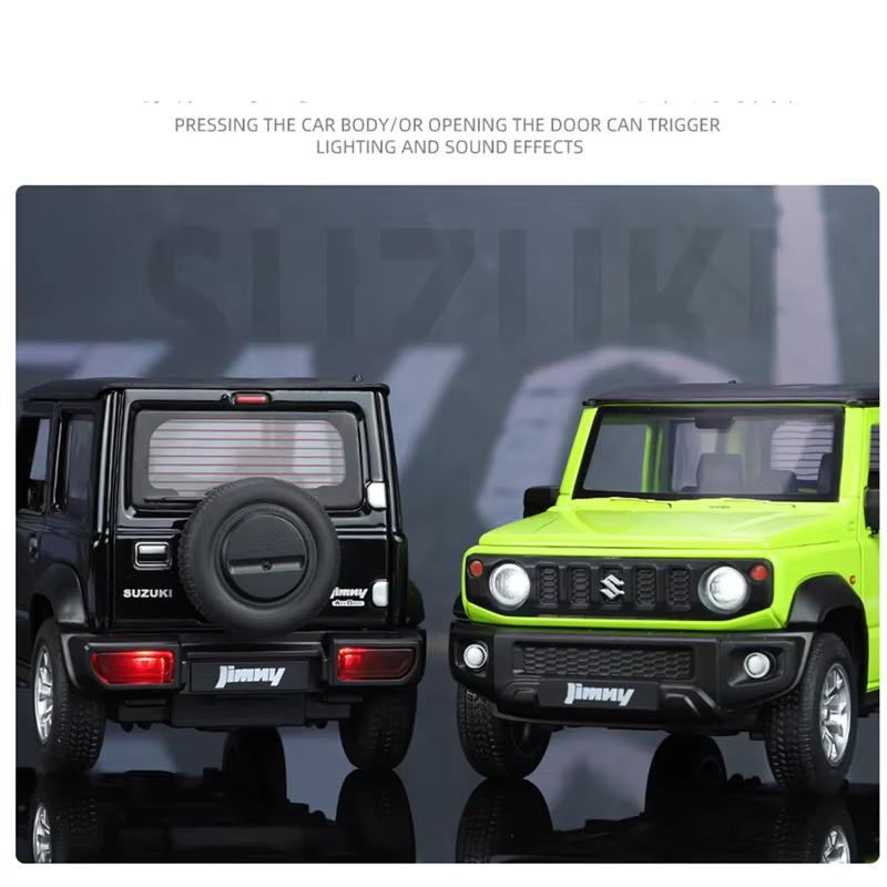 New 1:24 Simulation Alloy Car Model Die-cast Metal Off-road Vehicle Car Model Sound and Light Simulation Collection Ornaments Children's Toys Gift