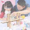 Kindergarten Students Wooden Assembled Cable-stayed Bridge Handmade Kit Cognitive Educational Toy Wholesale