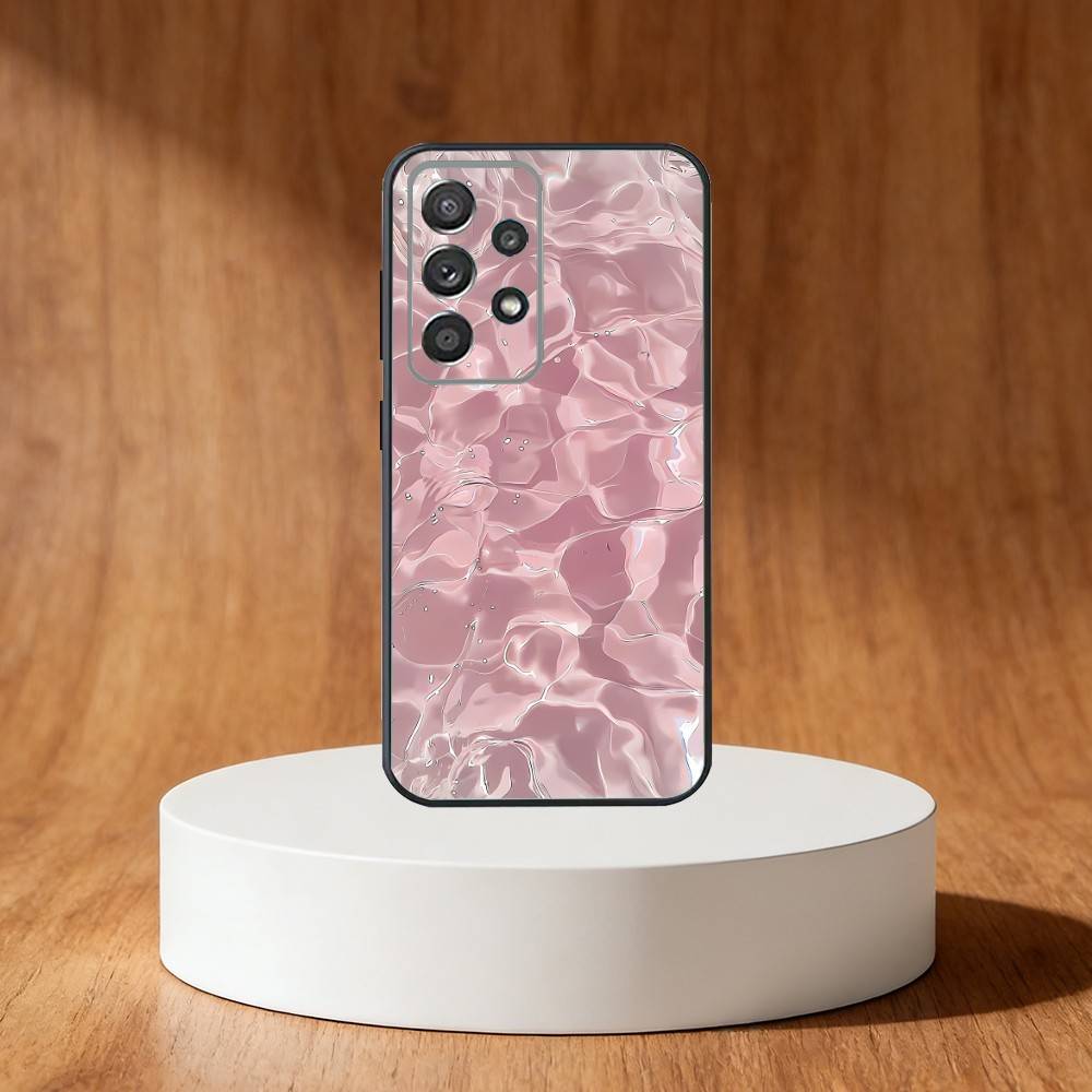Translucent Water Ripple Phone Case For Samsung S25,S24,S21,S22,S23,S30,Ultra,S20,Plus,Fe,Note,10,9,5G Black Cover