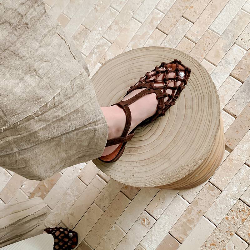 Krazing Pot Летние туфли-лодочки Flock размера 40 высокого качества, французский шик, толстый низкий каблук, сексуальные женские сандалии с квадратным носком