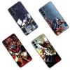 Anime Mazinger Z Black Silicone Phone Case For Samsung Galaxy S23 S21 S20 FE S24 S22 Ultra S10E S10 S9 S8 Plus