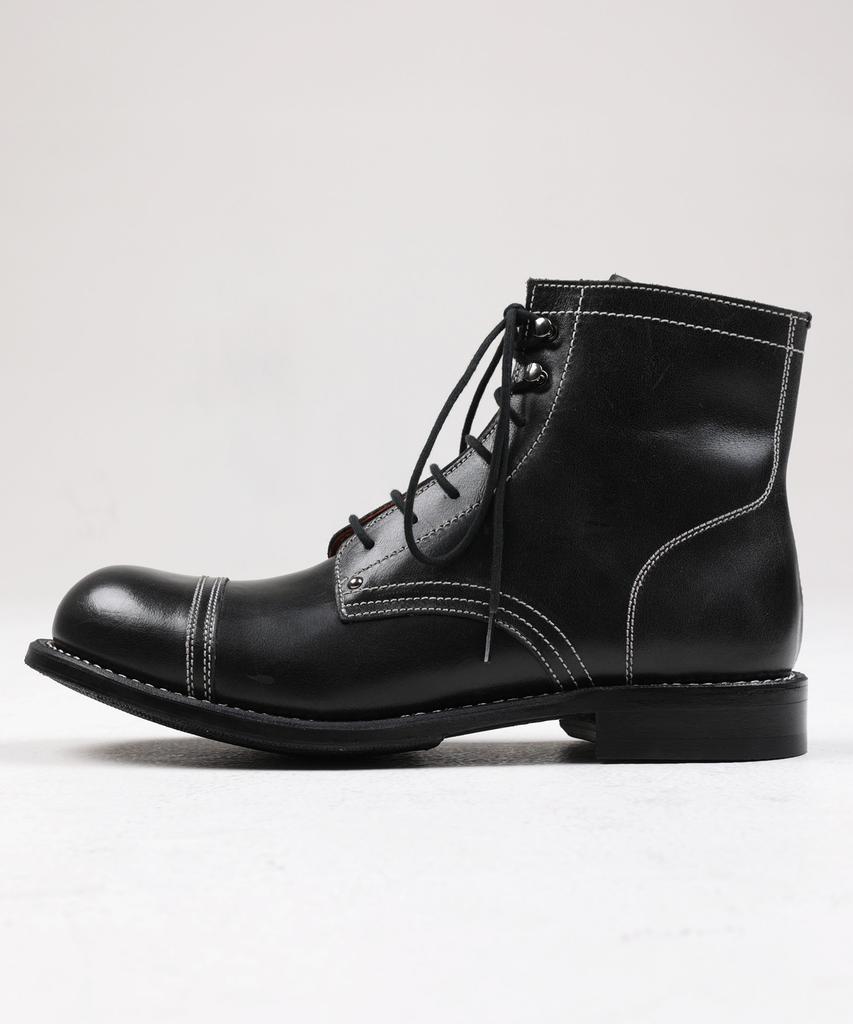 Brenowelt 606 Vegetable Black 6-Inch Work Boots Goodyear Welt [Oil]