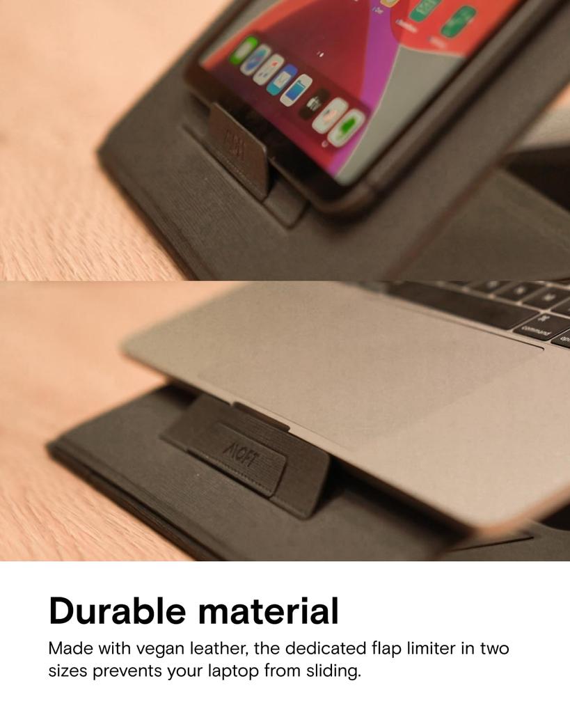 MOFT Z Laptop Angle Switchable в 3 положениях MacBook Weight Red Совместимость с 17-дюймовыми [Advanced Design] Подставка, 4 уровня регулировки, секунды,