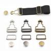 2Pcs/Set Suspenders Buckle Fastener Rivets Brace Clips Metal Button Overalls Jeans Pants for DIY Handmake Sewing Hardware Access