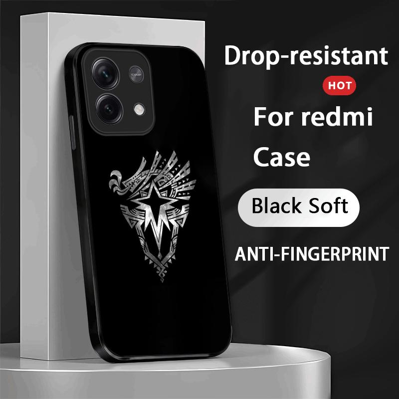 Чехол для телефона с дизайном игры Monster Hunter для Xiaomi Redmi Note 13,12,11, 10 Pro Plus S, 5G, 12S, Мягкая черная крышка для телефона