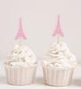 Darling Souvenir| Eiffel Tower Cupcake Toppers| Wedding Party Dessert Decorations - Pack Of