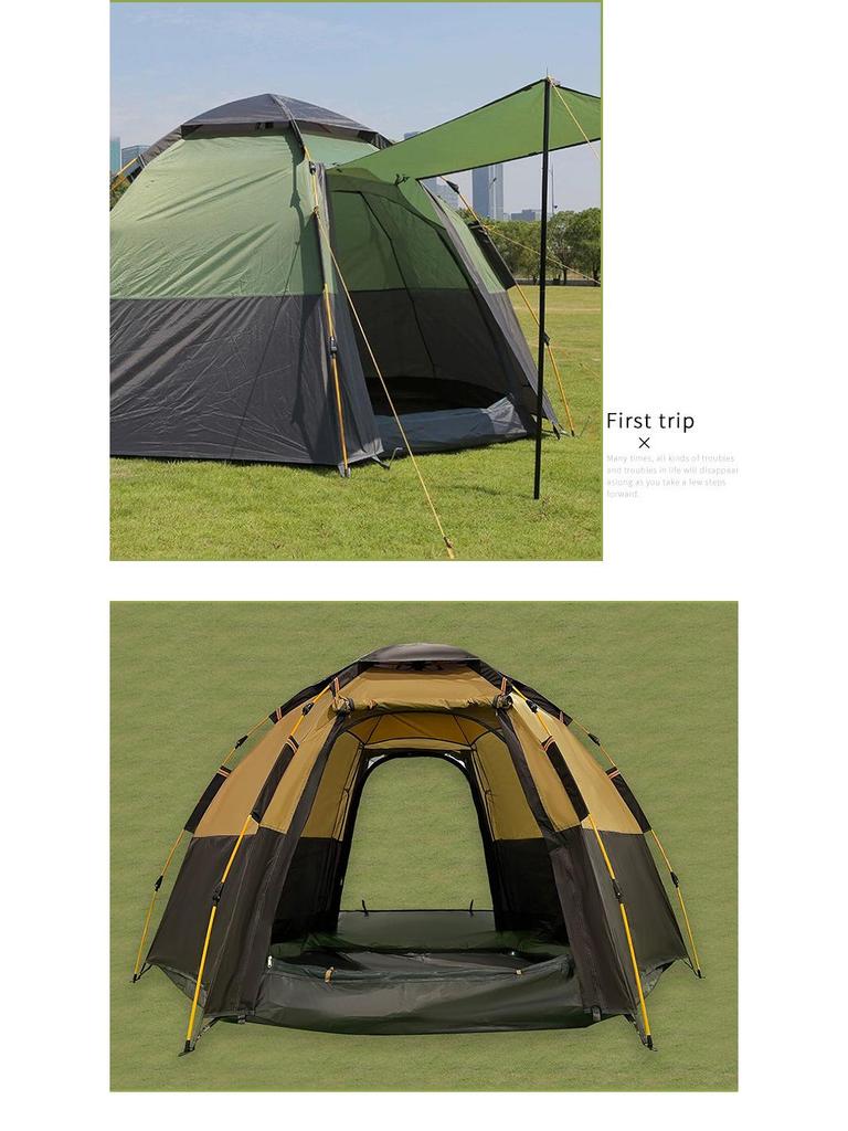 Портативная автоматическая палатка: Ветрозащитный, Дождезащитный, Защита от солнца для кемпинга на открытом воздухе