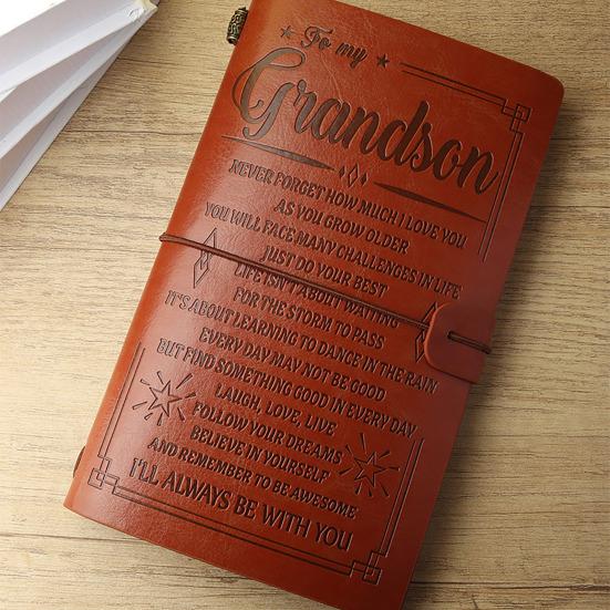 Блокнот-журнал с плавным письмом, утолщенные страницы премиум-класса, книга рецептов ручной работы из искусственной кожи, ежемесячный планировщик