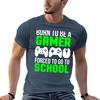 Born To Be A Gamer Funny School Tshirt Sweat Resistant Workout Tee Shirt