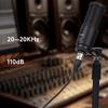 MC406 USB-конденсаторный микрофон для подкастеров и стримеров, с несколькими диаграммами направленности, шумоподавление