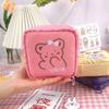 Cat Bunny Bear Rabbits Waterproof Cosmetic Bag Sanitary Napkin Bag Lipstick Pouch Coin Purse