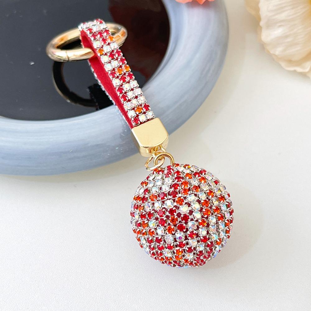 Брелок для ключей со стразами, мини-ключи, рельсы, креативный держатель для ключей, сумка с защитой от потери