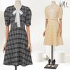 Win Puff Check Dress