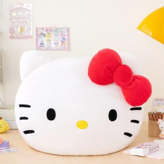 [Sanrio] Hello Kitty_Face Cushion, a Popular Character In Korea