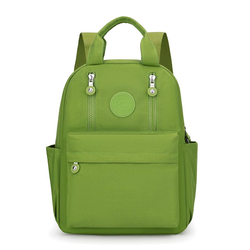 Однотонный женский рюкзак большой вместимости из нейлона