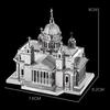 3D Metal Model Kit Issakiv Cathedral Building Assembly Model DIY 3D Laser Cut Model Puzzle Toys