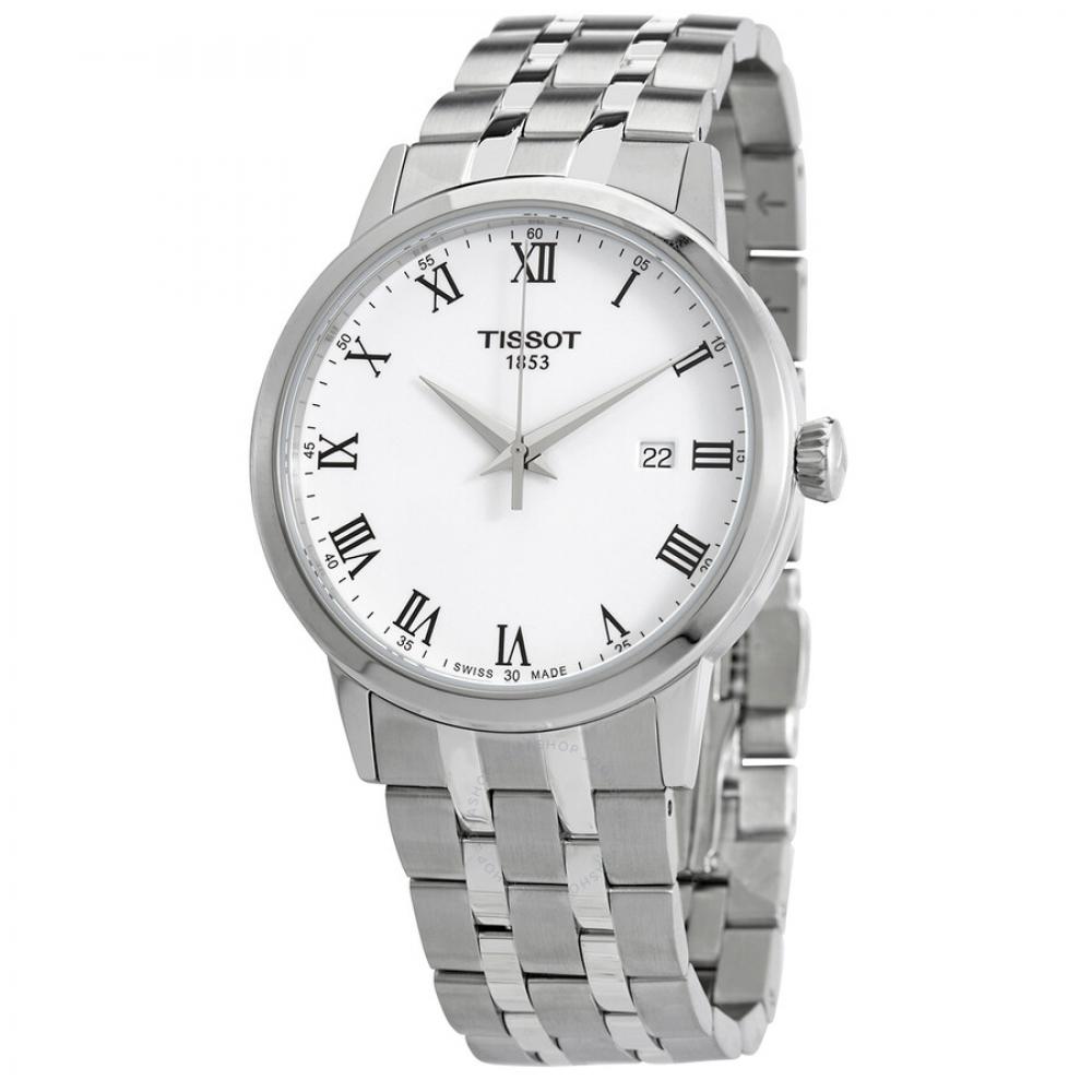 Tissot ClaSSic Dream Quartz White Dial Men S Watch T129.410.11.013.00
