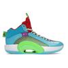 Jayson Tatum X Air 35 PF GS Greatest Gift Kids Sneakers Blue Blue-Fury Green-Spark DJ9884-400