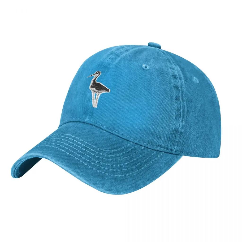 Blacknecked Stilt Drawing Baseball Cap Hat Unisex For The Sun hiking hat Fashion Beach funny hat Unisex Womens