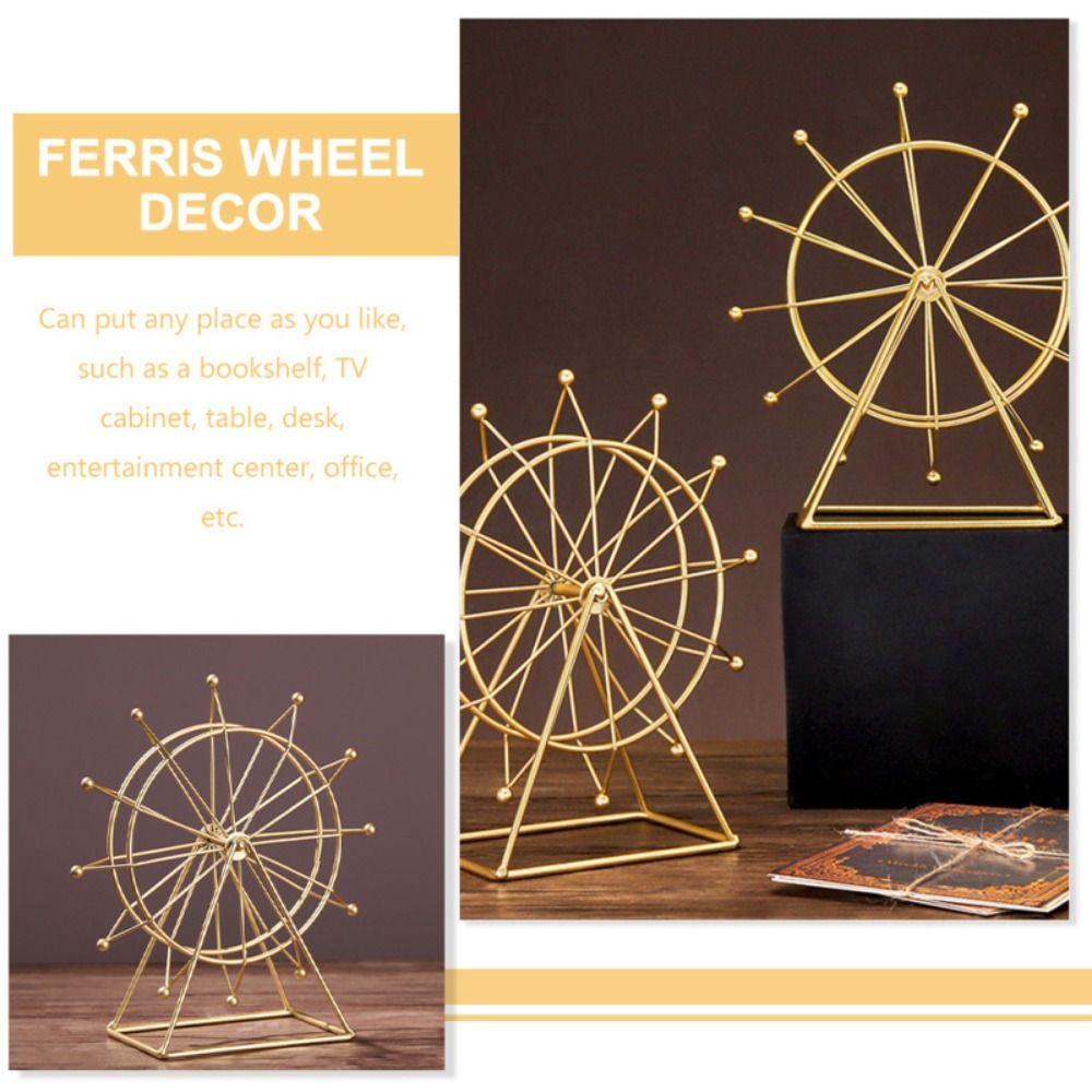 Collectible Ferris Wheel Model Handmad Ferris Wheel Table Decorations  Children Toys