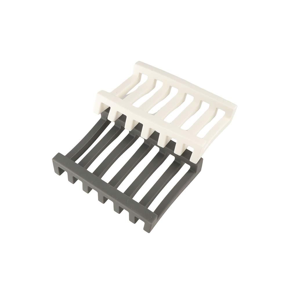 Non-slip Soap Holder Flexible Soap Box Sponge Tray Bar Soap Dish  Bathroom