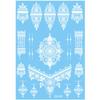 Waterproof White Tattoo Stickers Lace Flower Long-lasting Butterfly Tattoo Stickers Ethnic Style Temporary Tattoo Stickers