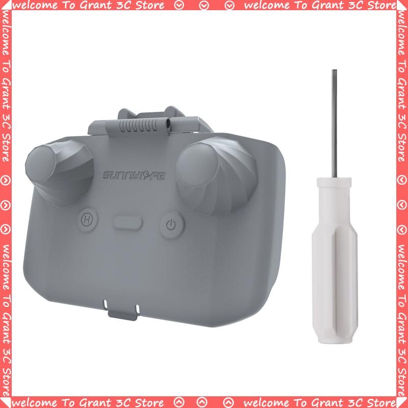 Sunnylife 2 in 1 Sun Hood Protector RC-N2/RC-N1 Remote Control Cover Shell Sunshade for DJI Air 3 Mini 4 Pro Drones Accessory