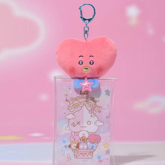 BT21 Прозрачный плюшевый пенал-брелок 'Beyond The Journey Edition'