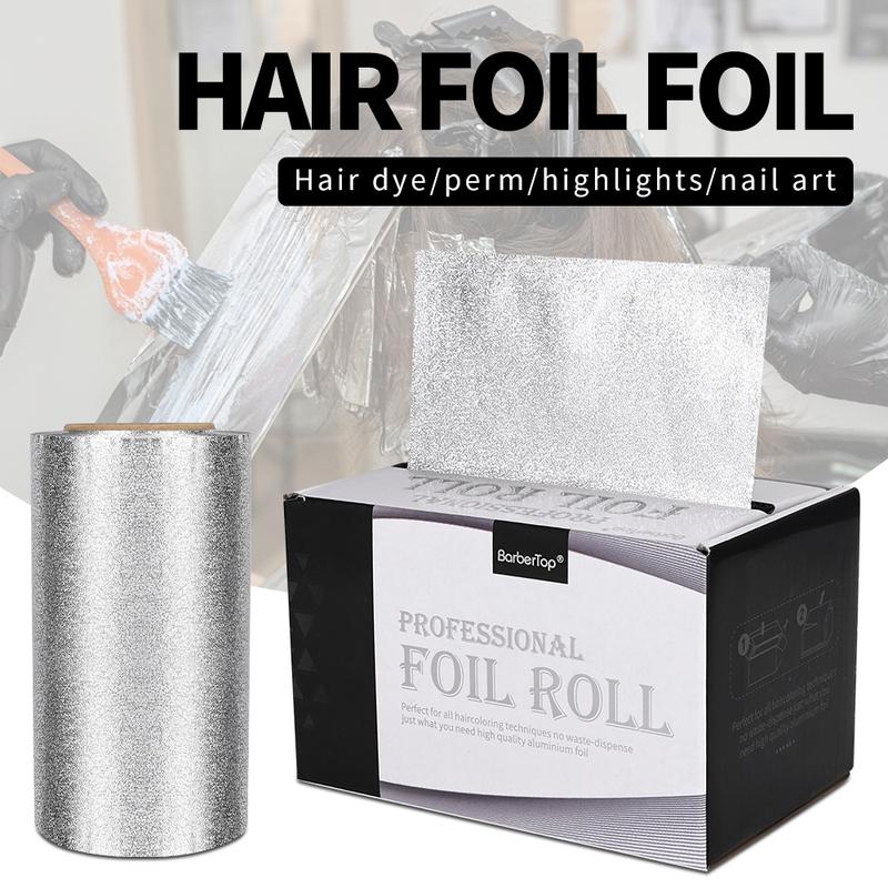 30/50 Meter Long Aluminum Foil Tin Foil Barber Shop Specific Disposable Perm Hair Dyeing Tin Foil Hair Styling Tool
