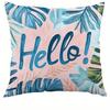 Home Decor Summer-Themed Pillow Covers With Tropical Prints Pattern Cushion Cover Suitable For Sofa Bedroom Car Pillow Cover