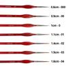 7 шт./компл. профессиональный набор кистей для рисования соболиным волосом, гуашь, масляная кисть, миниатюрные художественные кисти, товары для рукоделия