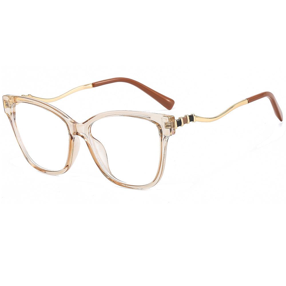 TR90 Frame Fashion Blue Light Blocking Glasses Retro Brand Designer Cat Eye Optical Eyeglasses Women Computer Eyeglasses Girls