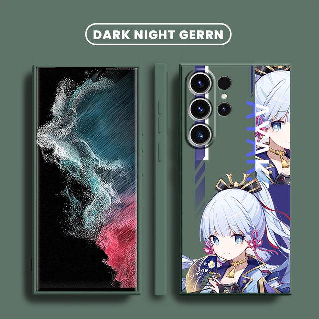 Genshin Impact Games Phone Case For Samsung Galaxy S22 S9 Plus S8 S20 Fe S21 5g S10e S10 S23 Ultra Square Liquid Cover Soft