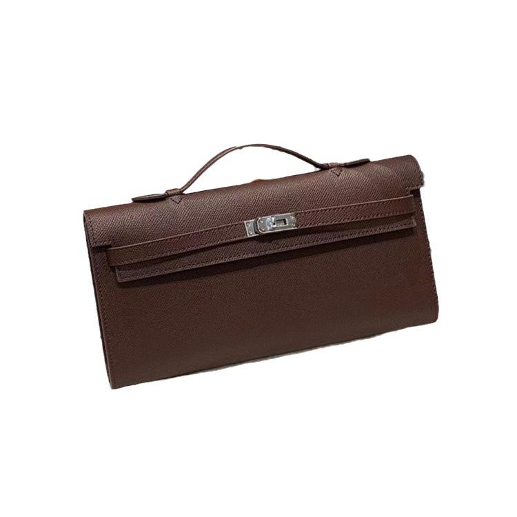 Новая длинная сумка-клатч KL с рисунком ладони коровья кожа с рисунком аллигатора коровья кожа подмышечная сумка сумка через плечо женская сумка тренд