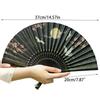 Ручной реквизит веер с бамбуковой ручкой складной веер портативный выпускной декор