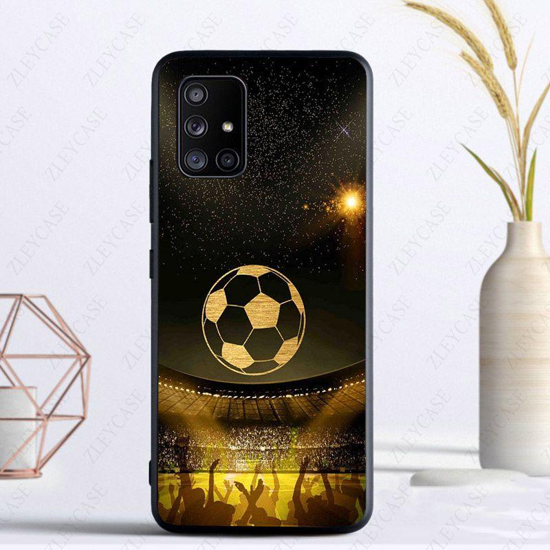 Football Soccer Coque Phone Cover For Samsung Galaxy A12 A13 A32 A52S A21S A42 A01 A50 A51 A20E A11 A40 A30s A71 A20S A70 Cases