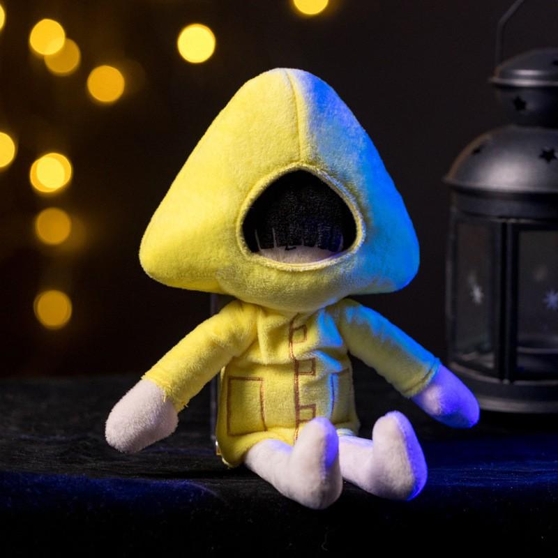 30 см Плюшевая игрушка Little Nightmares Горячая мультяшная фигурка Кукла Игровой персонаж Игрушки-подушки Для девочек Детей Коллекция фанатов Плюшевые игрушки