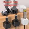 Magnetic Cable Organizer: Wall & Desk Solution for Chargers and Data Cables